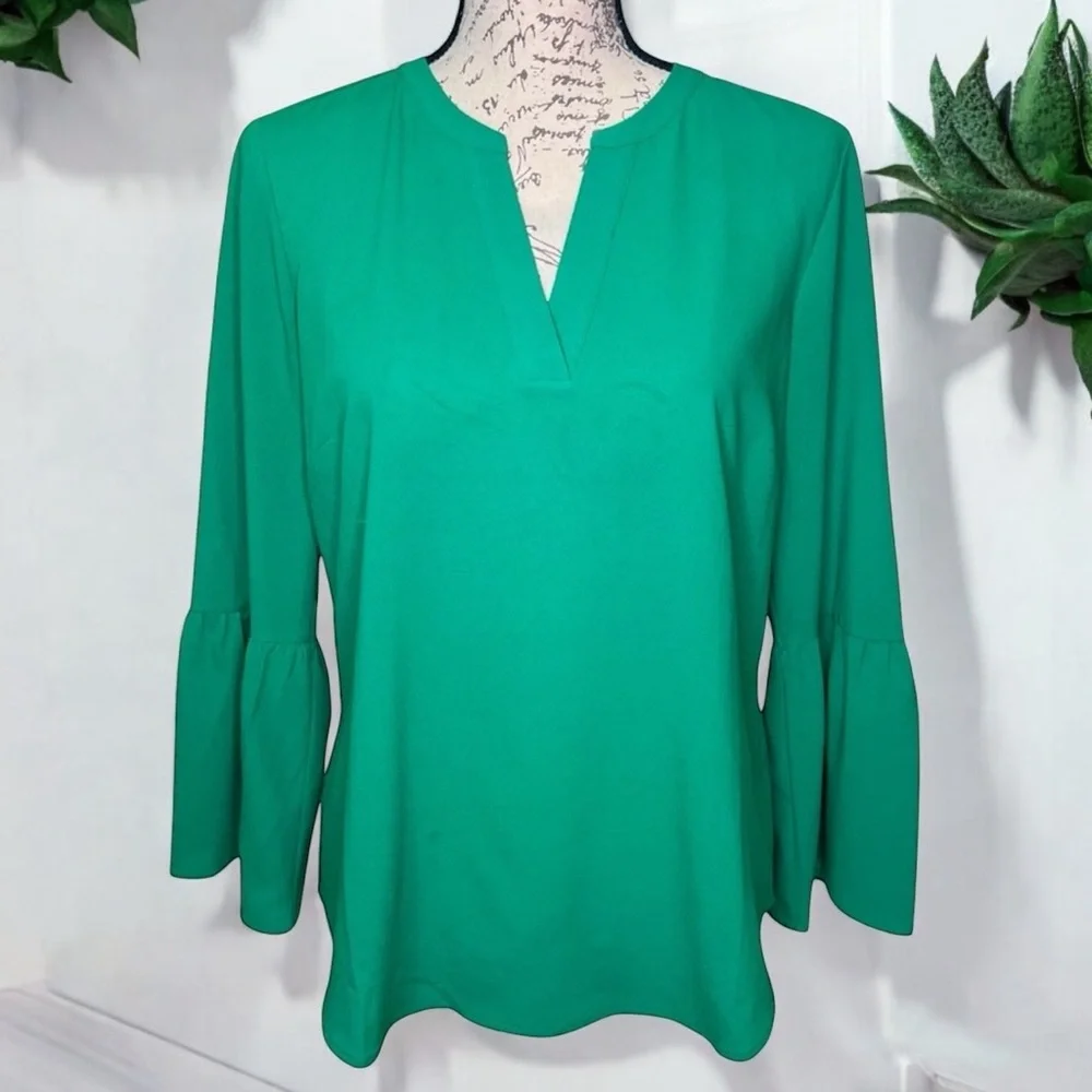 J. Crew | Women’s Green Blouse Size S Small - Picture 13 of 13